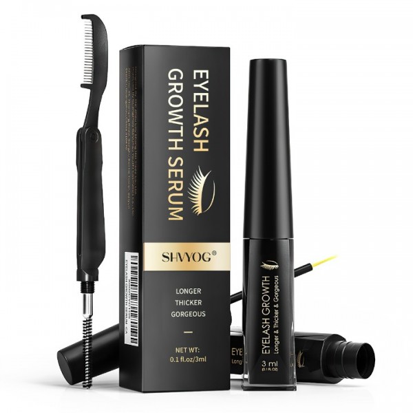 SHVYOG Eyelash Growth Serum,Eyelash and Eyebrow Enhancer to Grow Longer Fuller Thicker Lashes & Brows