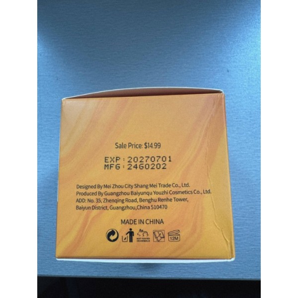 SHVYOG Vitamin C Face Mask with Kaolin Clay and Turmeric , Skincare Facial Mask for Controlling Oil and Refining Pores 5.29 Oz