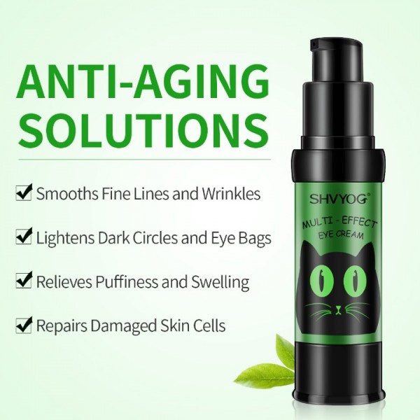 SHVYOG Eye Cream，Natural Firming Under Eye Cream for Dark Circles, Eye Bags, Puffiness - 0.5 Oz