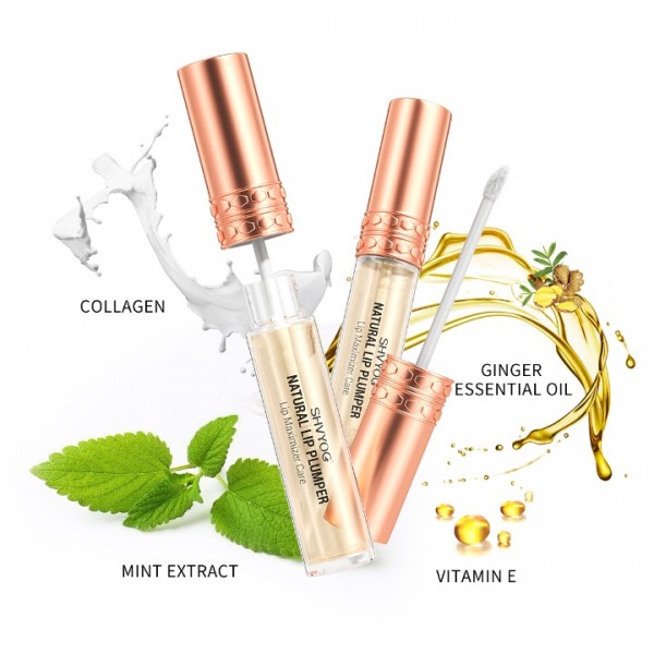 Natural Lip Plumper, Lip Enhancer Fuller Lip Plumping Balm Lip Care Serum Moisturizing & Hydrated Sexy Lips, Maximizer Lip Care