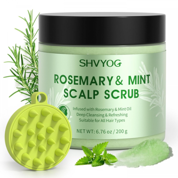SHVYOG Scalp Scrub, Rosemary Scalp Exfoliator,Hair...